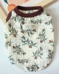 新品未使用　Mサイズ　犬服　オリーブ柄のサムネイル