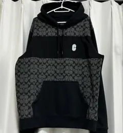 極美品✨コーチ パーカー シグネチャー フード付 ブラック Ｌ 2026年最新】COACH メンズ パーカーの人気アイテム - メルカリ