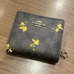COACH コーチ 二つ折り財布 猫柄 シグネチャー 箱付き 新品未開封