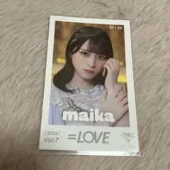 佐々木 舞香 ＝LOVE イコラブ ミニフォトカード vol.11 レア 貴族