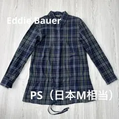 Eddie Bauer 長袖チェック柄 チュニック シャツ PS 日本M相当のサムネイル