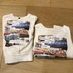 【BREEZE】キッズ トレーナー 2枚セット 80cm 110cm