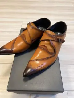 【Mさん専用】Tornado Mart ブラウンレザー アンクルブーツ Tornado Mart ブラウンレザー アンクルブーツ