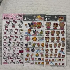正規品　サンリオ　ハローキティ　キティちゃん　4サイズステッカー　日焼けキティ