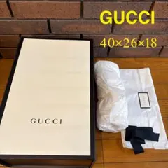 【GUCCI 】ギフト箱 空箱 リボン　Bagサイズ