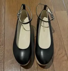 木底 厚底パンプス 23.0cmのサムネイル