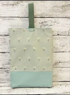 上履き入れ　ハンドメイド　花柄　入園入学　新品未使用