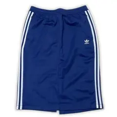 adidas アディダス タイトスカート ジャージ トレフォイルロゴ ネイビーのサムネイル