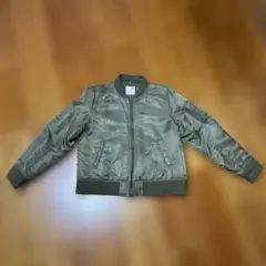 earth music & ecology MA-1ジャケット オリーブ