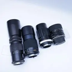 MINOLTA　MDマウント レンズ 4本セット　単焦点　ズーム