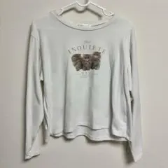 MAJESTIC LEGON　猫 ロンT 白