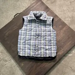 7W1 リバーシブル中綿ベスト　M インポート　古着 used