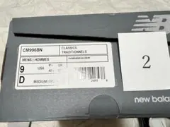 New Balance CM996BN ネイビー 9　CLASSICS 　②
