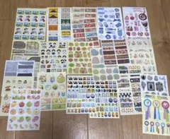 平成レトロ ダイカットシール 30枚以上