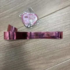 すとぷり さとみくん ハート缶バッチ 銀テープ