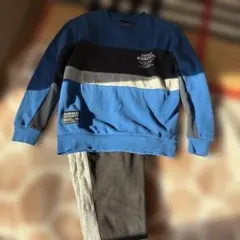 ミネソタ州プリントトレーナーとパンツセット(140)