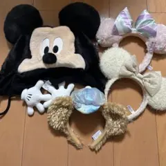 ディズニー ファンキャップ カチューシャ セット - メルカリ
