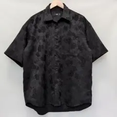 完売品 HARE М フラワージャガード半袖シャツ ビッグシルエットのサムネイル