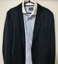 【美品】UNITED ARROWS ネイビー テーラードジャケット L
