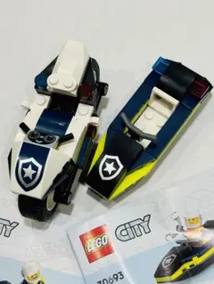 ま*。様 ☆LEGO CITY 乗り物 警察 バイク ボート レゴ ミニフィグ