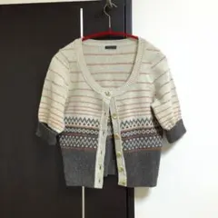 美品★アクアガール★CROLLA★ノルディック ニット