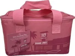 トレジョ Trader Joe's ミニ保冷バッグピンク アメリカ限定 クーラーのサムネイル