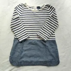 babyGap 90 ボーダーワンピース