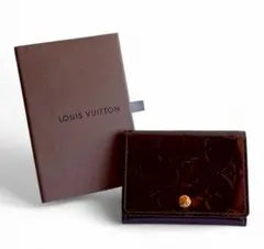 美品　 LOUIS VUITTON モノグラム ヴェルニ カードケース 名刺入れ