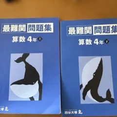 最難関問題集 算数 4年 上下巻セット