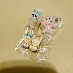 ◆新品未使用•未開封◆おじゃる丸めじるしアクセサリー&ピンズ 3点セット