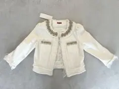 TO BE CHIC ノーカラーデニムジャケットのサムネイル