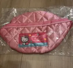 サーティワン　ハローキティ　HELLO KITTY キルティングポーチ ピンク
