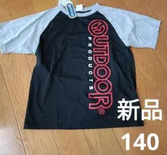 OUTDOOR PRODUCTS ラグランTシャツ 140cm ブラックのサムネイル
