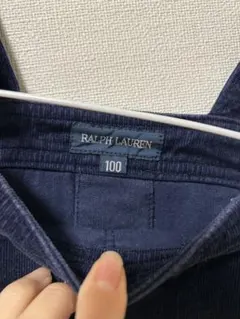 Ralph Lauren デニムオーバーオールワンピース 100