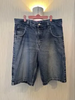 Sean John ワイドデニムショーツ インディゴ w37程度のサムネイル