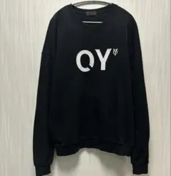 OY オープンヤード ロゴ スウェット 黒 オーバーサイズ