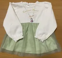 【新品タグ付】アナと雪の女王　トレーナー　ワンピース　90 アナ　長袖　ドレス