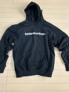 thisisneverthat フード付きパーカー ネイビー - メルカリ