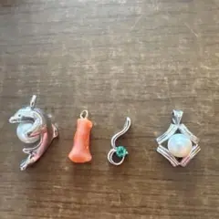 ネックレス　トップ４つセット