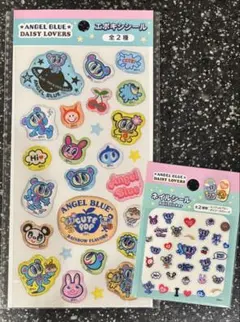 セリア　エンジェルブルー　シール　ネイルシール