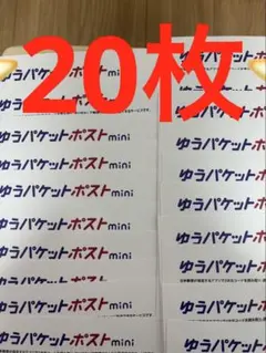 ゆうパケットポストmini 専用封筒 20枚セットその204