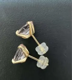 LKサロン　キャンマリ　スタッドピアス セール】カッティング ストーン スタッドピアス / サージカル