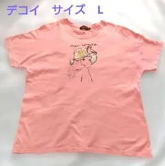 デコイ　花柄Tシャツ　Lサイズ 綿100%　即購入OKのサムネイル