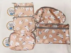 シマエナガ　ポーチ　5点セット