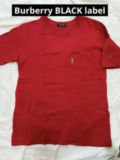 BURBERRY BLACK LABEL レッド Tシャツ Mのサムネイル