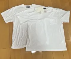 新品タグ付き　しまむら　白T 2枚セット　メンズLLサイズ