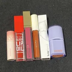 リップオイル・グロスセット　リンメル　ロムアンド　ボリカ　コスメまとめ売り