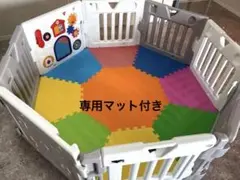 専用マット付⭐︎ミュージカルキッズランドDX8枚パネル【グレーホワイト】