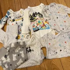 ムーミン☆ベビー服7点セット コープ　ファースト　チャイルドボックス 70