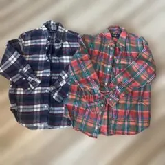 ラルフローレン　140 チェック柄 2枚セット